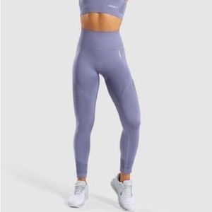 Gymshark energy+ seamless leggings | Steel blue | Size S